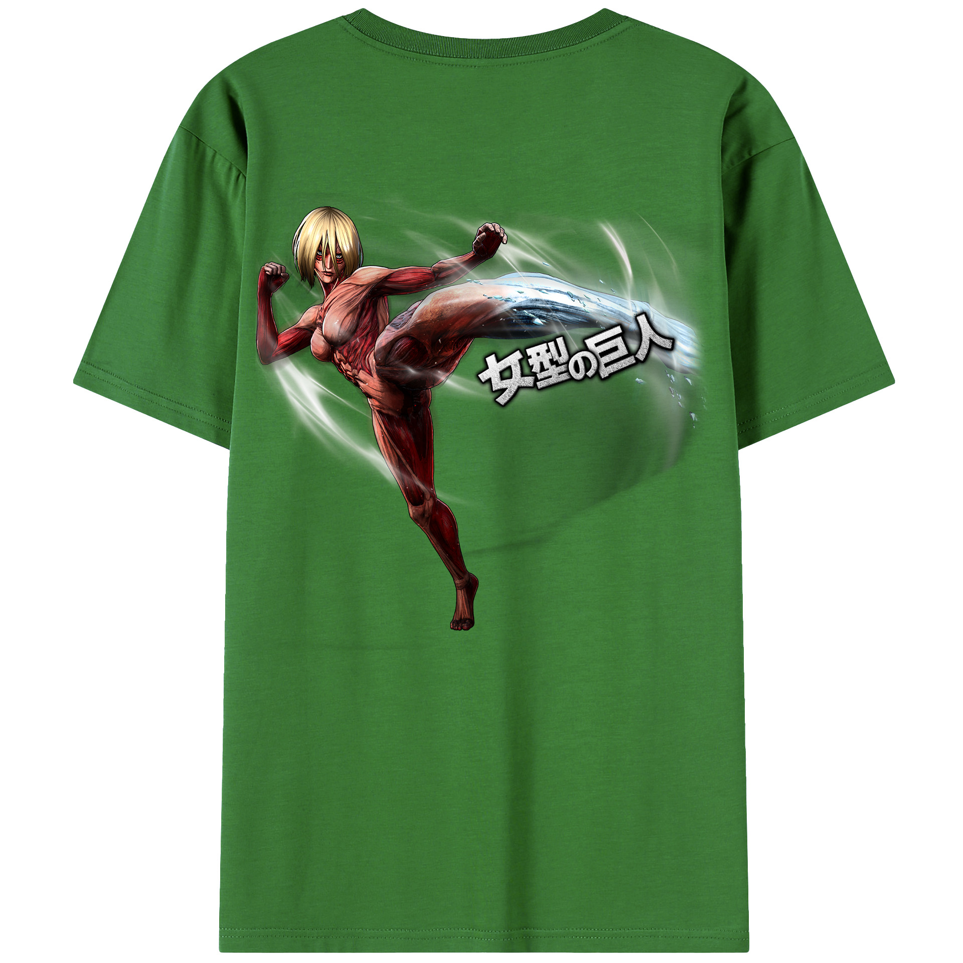 （画像用） 進撃の巨人 Attack on Titan レディース半袖Tシャツ(バックプリント)
